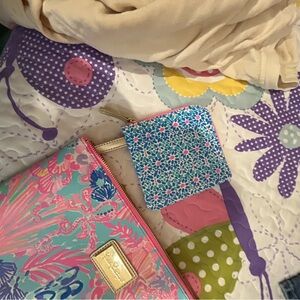 Lilly Pulitzer Pink and Blue Floral Accessories